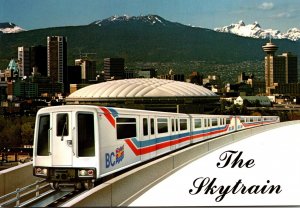 Canada Vancouvr The Skytrain Monorail & The Syadium