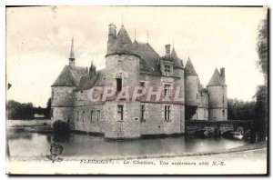 Postcard Old Fleurigny Chateau External view NE coast
