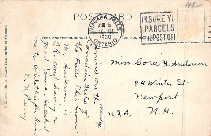 View Of Niagara Falls, New York NY