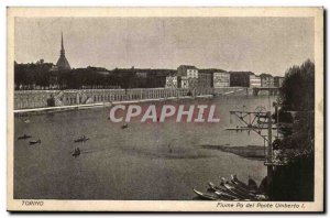 Italy - Italia - Torino - Turin Flume Po del Ponte Umberto - Old Postcard