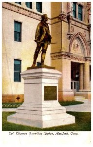 Connecticut Hartford  ,  Col. Thomas Knowlton Statue