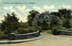 Residence of MJ Whittall - Worcester, Massachusetts MA  