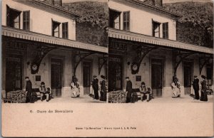 France Gare de Beaulieu Vintage Postcard 04.97