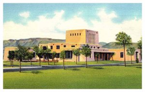 Postcard LIBRARY SCENE Albuquerque New Mexico NM AS6078