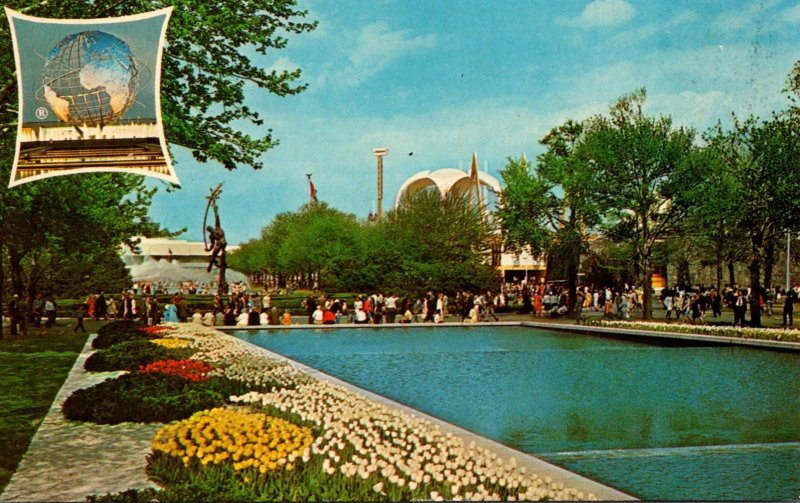 New York World's Fair 1964-1965 Pool Of Reflections & The Court Of Peace