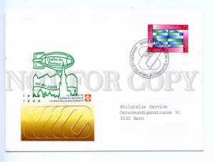 417743 Switzerland 1996 year COVER airship Bern air