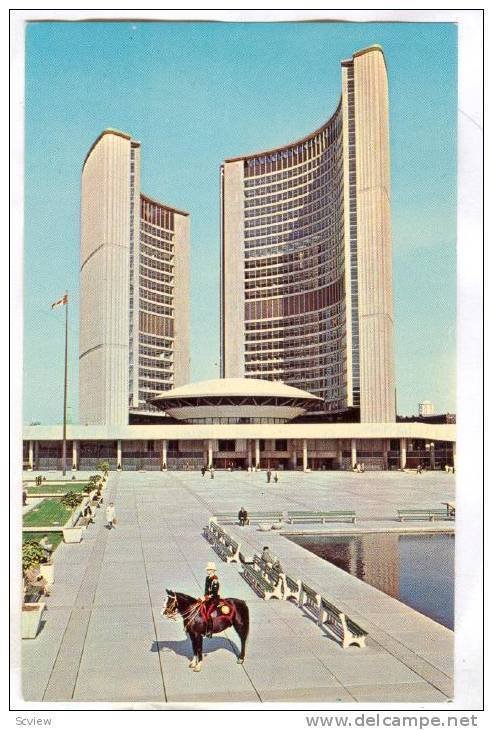 Toronto City Hall at Nathan Phillips Square, Toronto, Canada, 40-60s