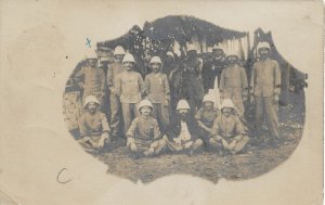 RPPC: French Military in Africa, 1909 to Casablanca (PC1761)