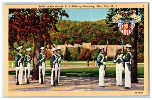 c1940's Relief of the Guard US Military Academy West Point NY Postcard