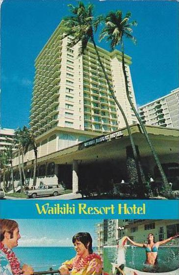 Hawaii Honolulu The Waikiki Resort Hoteol Hawaiis 1971