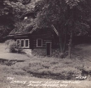 Wisconsin RPPC Real Photo Postcard - Little Norwalk - Blue Mounds