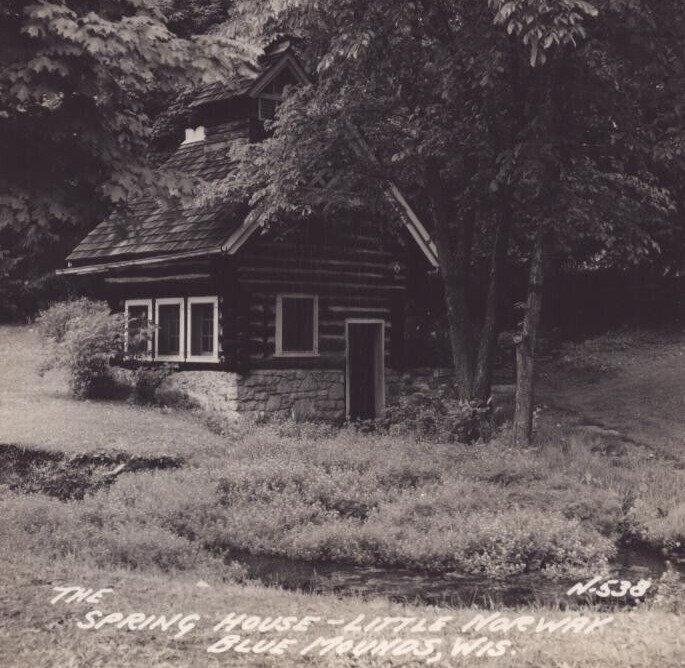 Wisconsin RPPC Real Photo Postcard - Little Norwalk - Blue Mounds