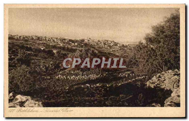 Postcard Old Bethlehem Vue Generale