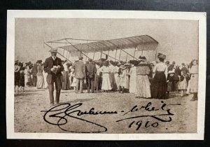 Mint RPPC Postcard First air race London Manchester For Daily Mail Prize Grahame