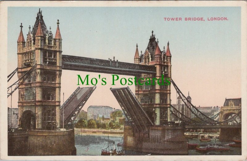 London Postcard - Tower Bridge (Bascule & Suspension Bridge) RS31848