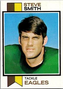1973 Topps Football Card Steve Smith Philadelphia Eagles sk2437