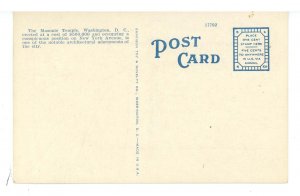 DC - Washington. Masonic Temple