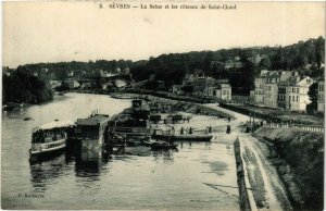 CPA SEVRES La Seine et les coteaux de St-CLOUD (983137)