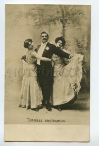 493050 Danses Grotesques BALLET Flexible DANCER cabaret Vintage PHOTO postcard