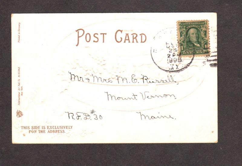 Happy Holiday Christmas Greetings Postcard Ellen Clapsaddle Carte Postale