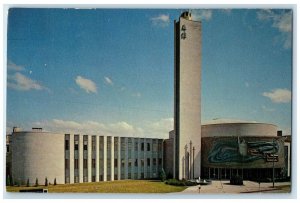 c1960 First Methodist Church North Broadway Exterior Wichita Kansas KS Postcard