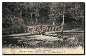 Postcard Old St Leonard des Bois Sarthe Rosary of the Valley Mill