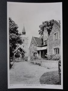 Hertfordshire BARLEY St Margarets Church - Old RP Postcard by Raphael Tuck BL11