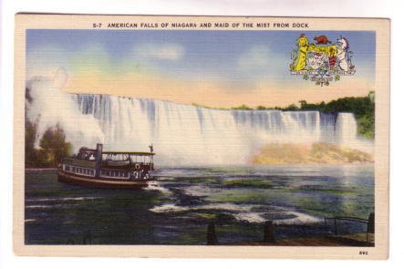 Patriotic Shield, Maid of the Mist,  Niagara Falls, Ontario