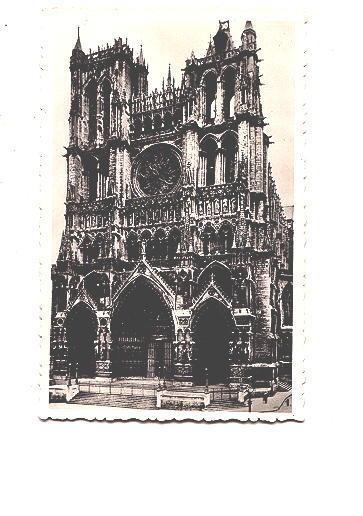 Real Photo, Cathedral, Amiens, Somme,  France