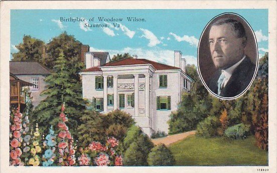 Virginia Staunton Birthplace Of Woodrow Wilson