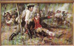 General Herkimer At Oriskany American Revolutionary War