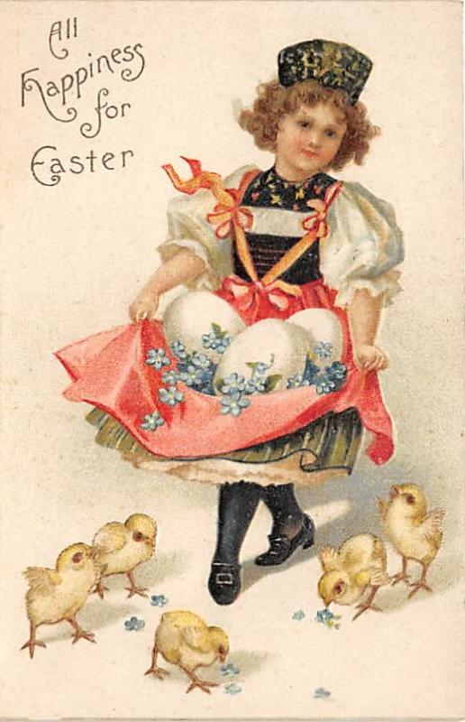 Easter, Ellen H Clapsaddle Holiday 1908 