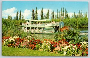 Fairbanks Alaska~Riverboat Discovery on Chena & Tanana Rivers~1960s Postcard
