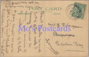 Genealogy Postcard - Strongman, Brynmore, Carbis Bay, Cornwall  GL2019