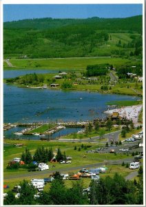 Canada Alberta Elkwater View Across Elkwater Lake From Bald Hill