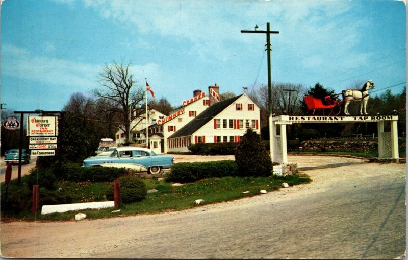 Postcard Chimney Corner Inn Restaurant and Tap Room in Stamford, Connecticut