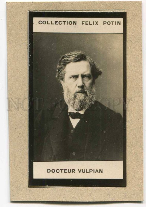 274227 Alfred VULPIAN French physician Vintage PHOTO