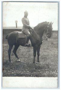 c1910's Army Soldier Hammelburg Bavaria Germany RPPC Photo Antique Postcard