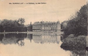 France Rambouillet Chateau vu des Canaux Castle postcard