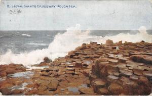 uk23876 rough sea giants causeway northern ireland uk