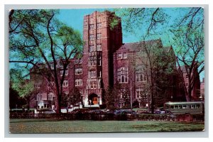 Vintage 1960's Postcard Union Building University of Michigan Ann Arbor Michigan