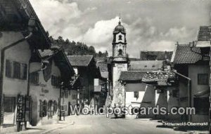 Mittenwald Obermarkt German Postcard Germany Post Card