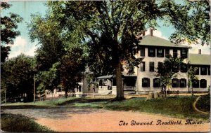 Postcard The Elmwood in Readfield, Maine