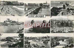 Postcard Modern Cote Basque Biarritz La Grande Plage Port St Jean de Luz Hendaye