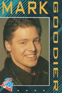 Mark Goodier Radio 1 DJ Hand Signed BBC Official Card Photo