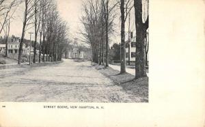New Hampton New Hampshire Street Scene Historic Bldgs Antique Postcard K90285