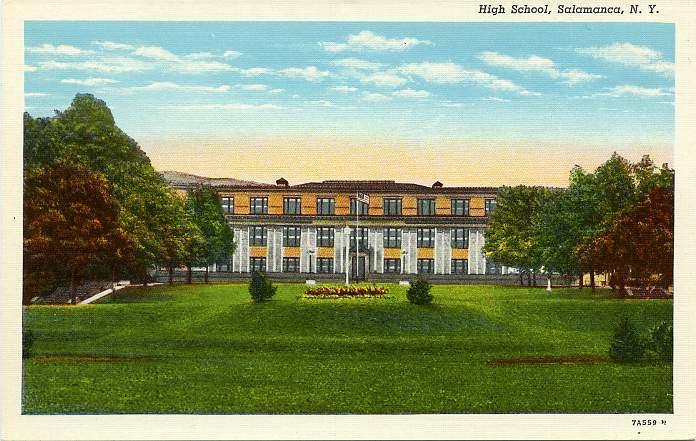 The High School at Salamanca NY, New York - Linen