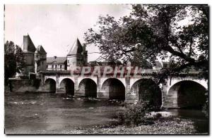 Old Postcard Chatellerault Bridge