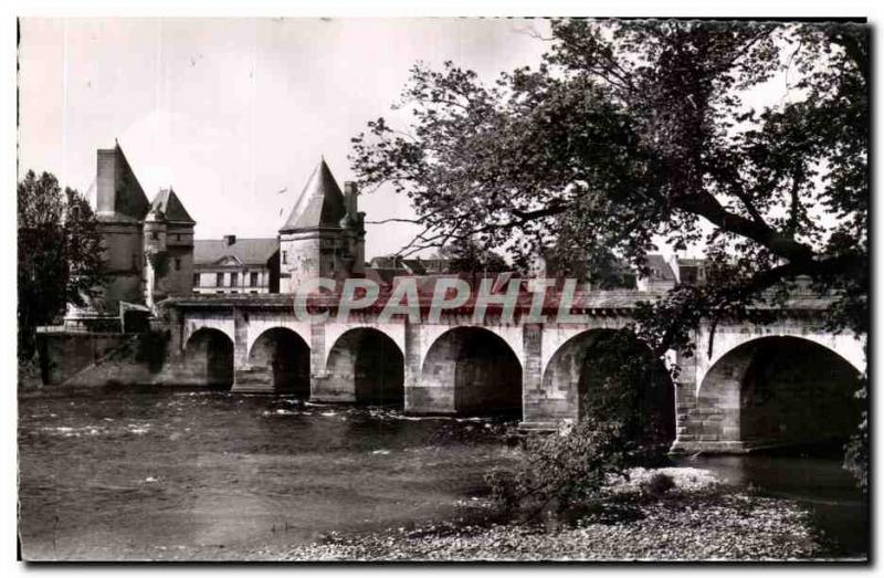 Old Postcard Chatellerault Bridge