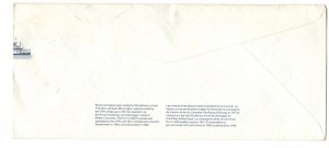Postal Stationery Envelope, Canada, 32 Cent Ships, Used  1984